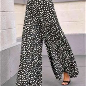 Bar III Black & White Wide Leg Pants